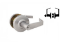Show details for Imperial GAL-1180L-R-626 Standard Duty Storeroom Lever Set - Satin Chrome gal1180LR 1
